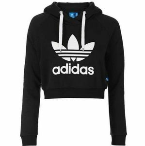 Adidas Cropped Trefoil Hoodie